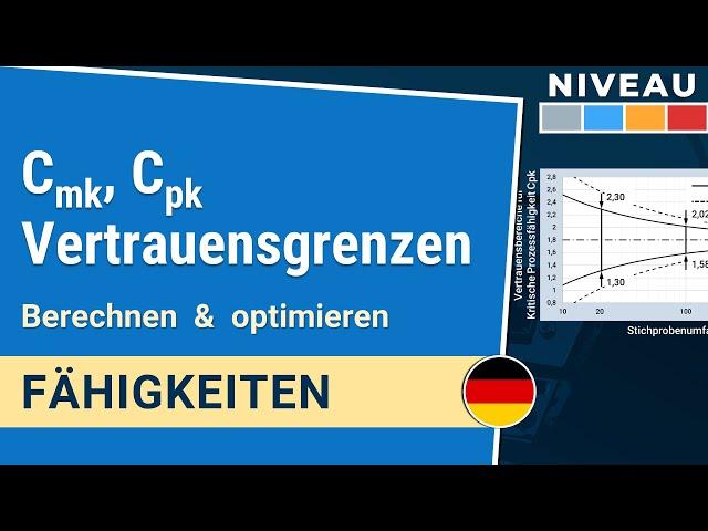 Cmk, Cpk Vertrauensgrenzen berechnen & optimieren | Fähigkeiten 2-1.2| IHDE Academy