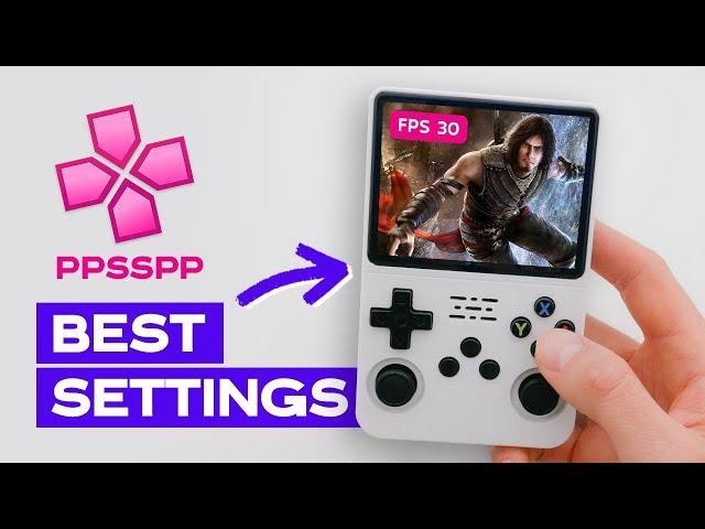 PPSSPP Emulator Best Settings for R36S  | PSP SETUP GUIDE