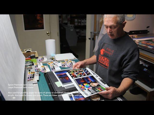 Paper and Canvas types for Fine Art Printing