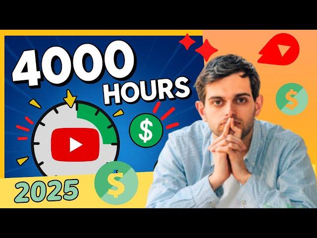 How to get 4000 watch hours on YouTube | Youtube Monetization 2025