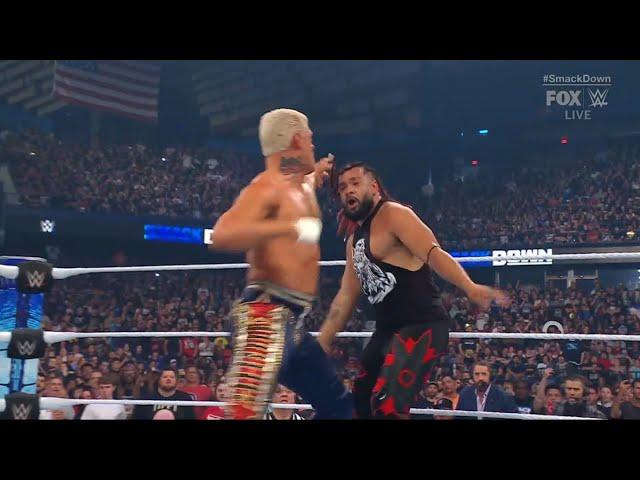 Jacob Fatu debuts and attacks Cody Rhodes - WWE SmackDown 6/21/2024