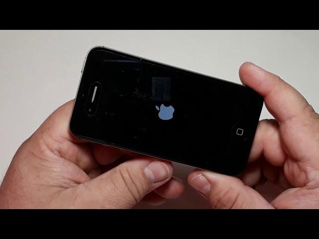 iPhone 4S. Первая попытка снять со шнурка разблокировать