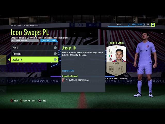 Icon Swaps Objectives FIFA 22