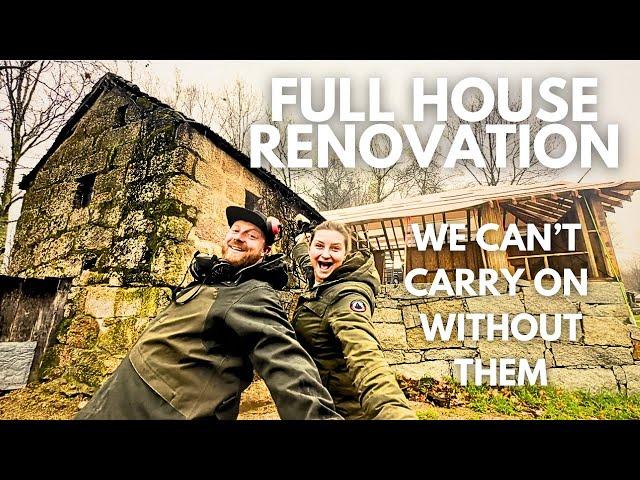 #13 RURAL HOUSE RENOVATION  - SELF BUILD - BUILDING OFF GRID HOUSE - NORTHERN PORTUGAL 