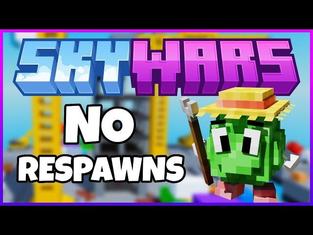 Bedwars but I can't respawn... | ROBLOX (Skywars Eggwars)