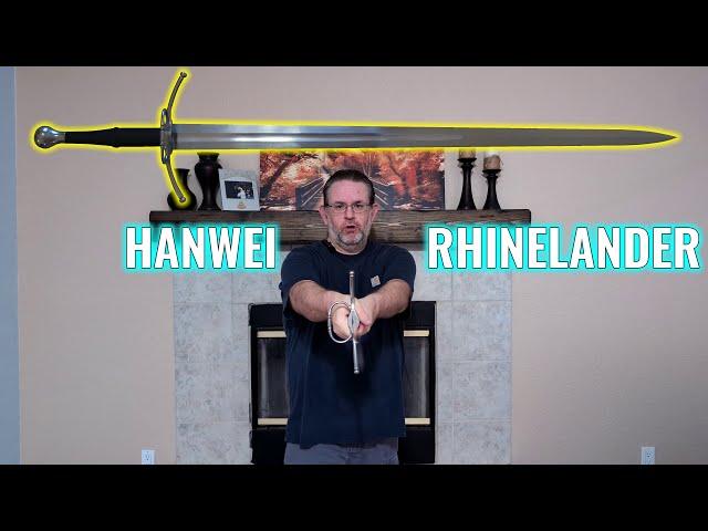 Can you get a good longsword for less than $300? Hanwei Rhinelander sword review