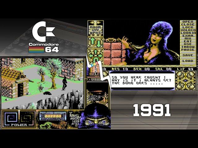 Top 50 Commodore 64 (C64) games of 1991 - in under 10 minutes