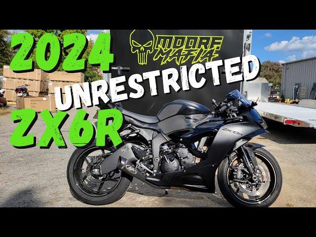 2024 Kawasaki ZX6R with SHOCKING Factory Restrictions | Moore Mafia ECU Flash + Tune M4 Full Exhaust