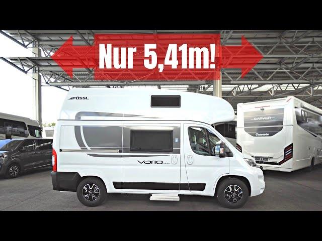 Geht doch! 55.000 €! Nur 5,41m! Pössl Vario 545 2023. Bestes kurzes Wohnmobil der Welt! 3 Schlafpl.