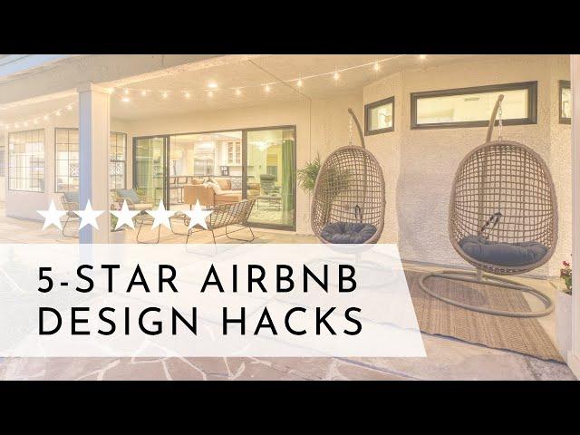 5-Star Airbnb Design Hacks