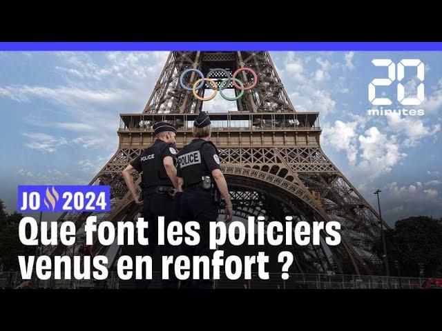 JO de Paris 2024 : Que peuvent faire les policiers étrangers venus en renfort?