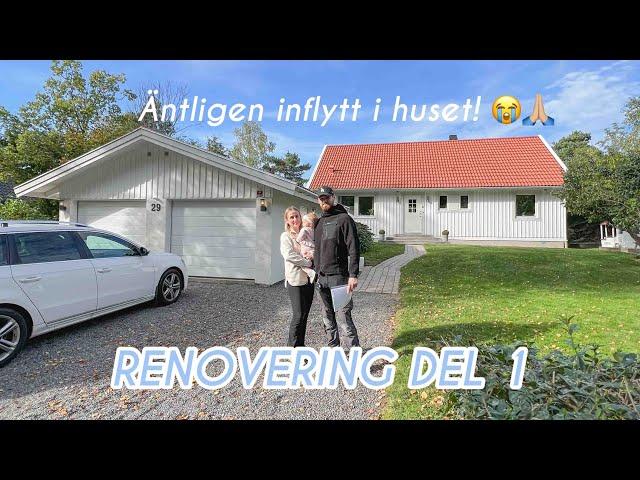 RENOVERING | Vårt hus!  House tour & börjar renovera