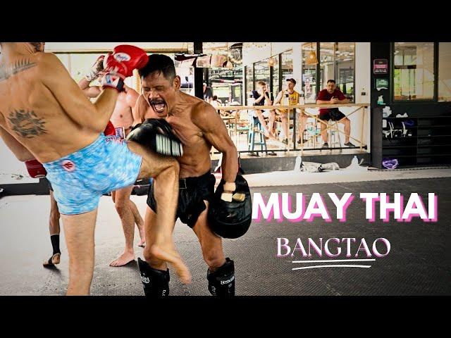 Muay Thai | Fighters Class | Padwork | Bangtao Muay Thai Training Camp Phuket Thailand