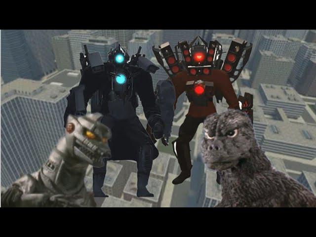 Titanii VS Mechagodzilla & Gigan