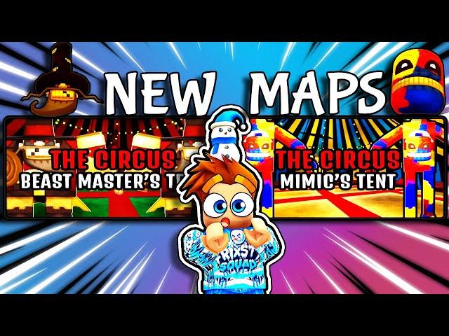HOW TO DEFEAT *NEW* CIRCUS MAPS!! (The House TD Roblox)