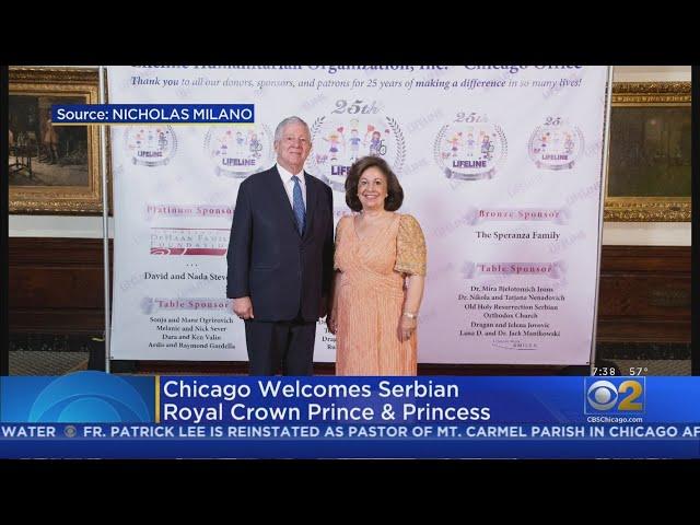 Chicago Welcomes Serbian Royal Crown Prince, Princess