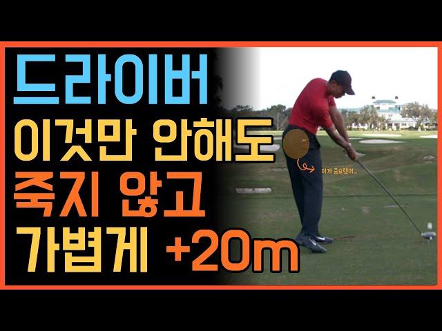 이것만 안 해도 드라이버 비거리, 방향성 좋아질 수 있습니다.(tip. 타이거 우즈, 프레드 커플스, 로리 매킬로이)