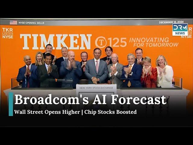 Wall Street Opens Higher as Broadcom's AI Forecast Boosts Chip Stocks | News Today | AF14