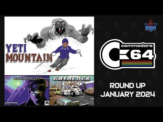 C64 Round Up: January 2024 - Yeti Mountain, HarHaragon, Gridlock