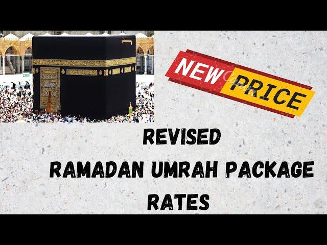 Ramzan Umrah Revised rates #alfattahtoursandtravels 7838684626