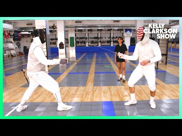 Olympic Fencers Lee Kiefer & Gerek Meinhardt Duel Lawrence | Chasing Gold