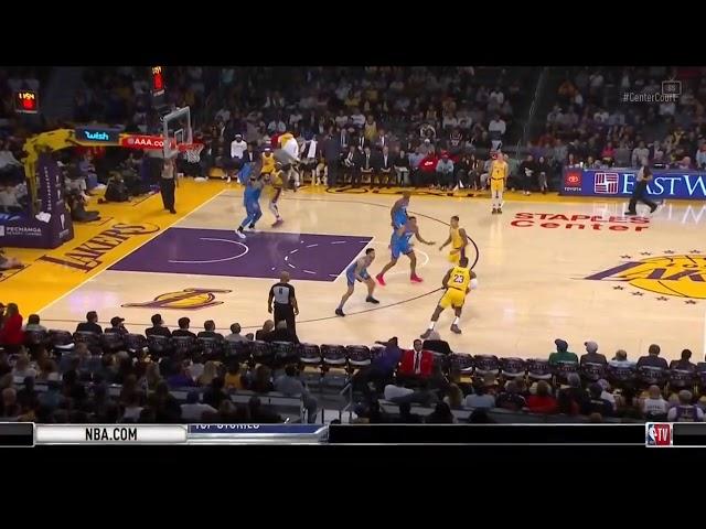 LA LAKERS VS OKC THUNDER LIVE!