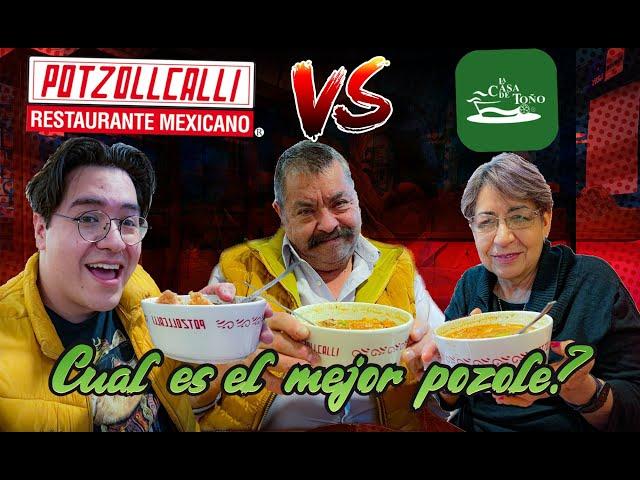 Casa de Toño VS Potzolcalli ¿Cuál tiene MEJOR POZOLE? ¿Dónde SABE MEJOR?