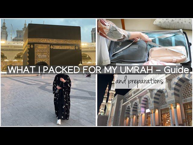 What I Packed for Umrah-Guide | UMRAH Preparations | Beautiful Dua List