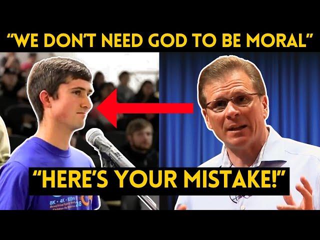 Student Left Speechless By THIS Question (Exposing The Atheists Mistake)