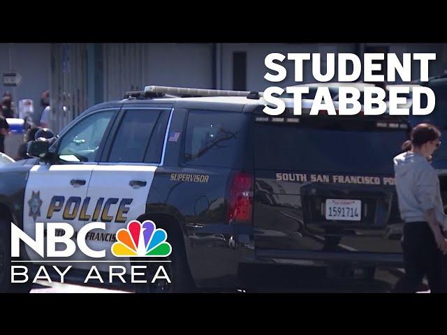 16-year-old student stabbed at South San Francisco High School