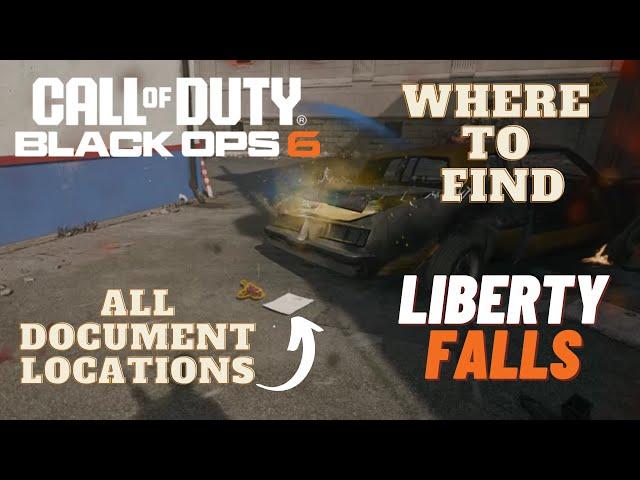 All Document Locations for the Zombie Intel (Liberty Falls) - COD Black Ops 6 Zombies