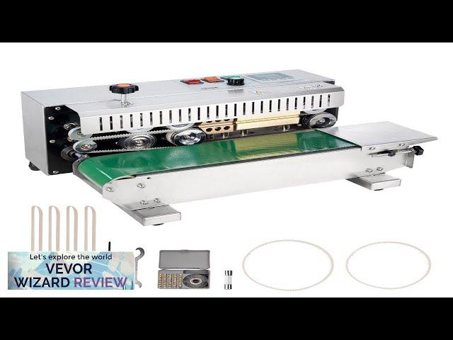 VEVOR Continuous Bag Band Sealing Machine Horizontal Band Sealer Stainless Steel Review