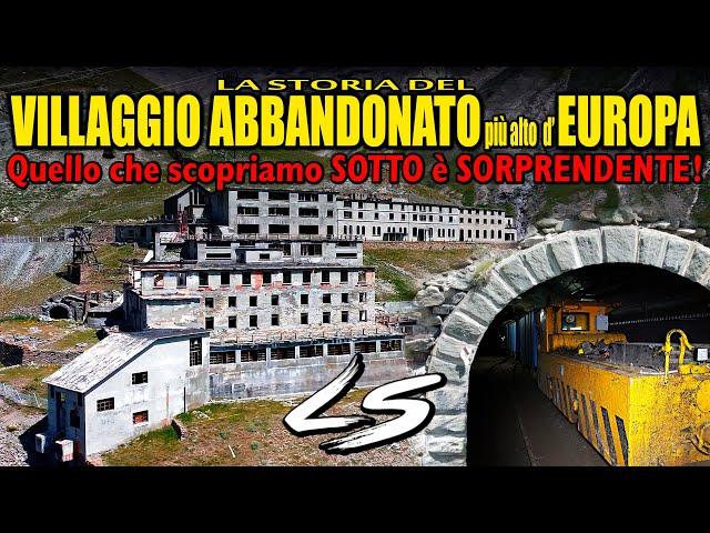 Scopriamo una ferrovia sotterranea sotto il villaggio abbandonato più alto d'Europa.Miniera di Cogne