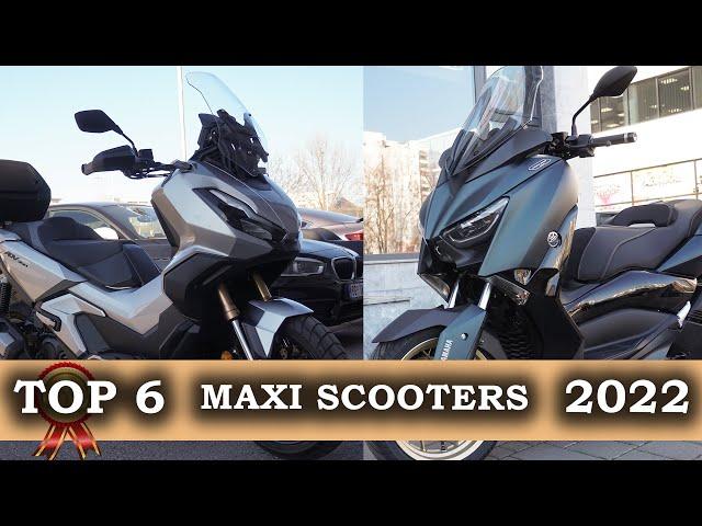 300cc - 400cc TOP 6 Maxi Scooters for 2022