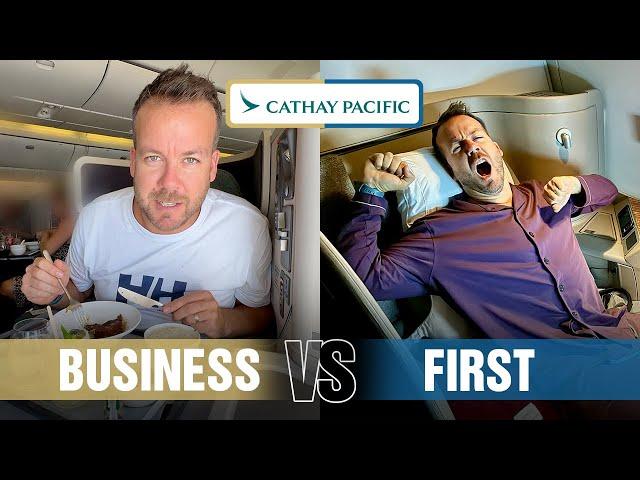 Cathay Pacific Business VS First Class in 2024 | Sydney to Paris (4K)