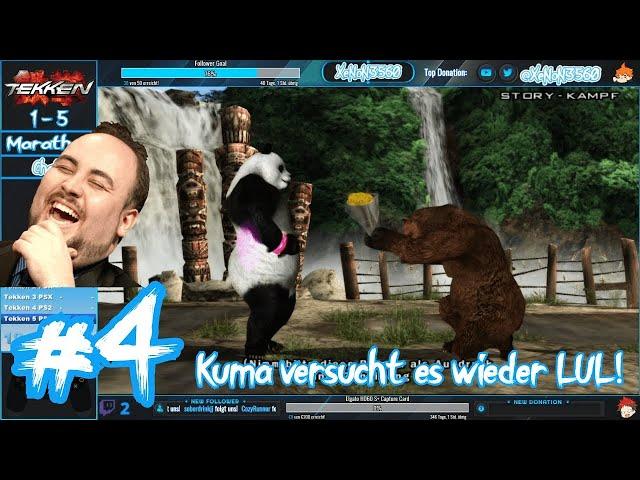 Tekken 1-5 Marathon | Kuma versucht es wieder LUL! | #4 | PS2 |