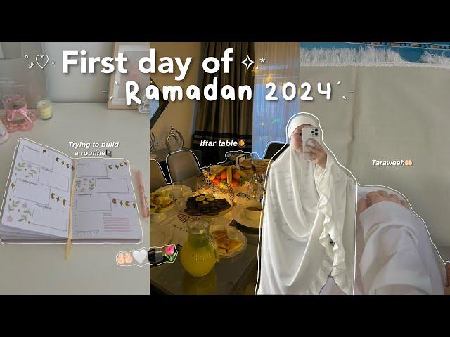 RAMADAN DAY ONE | Charity, building a routine, guests for iftar, anua toner review, taraweeh.