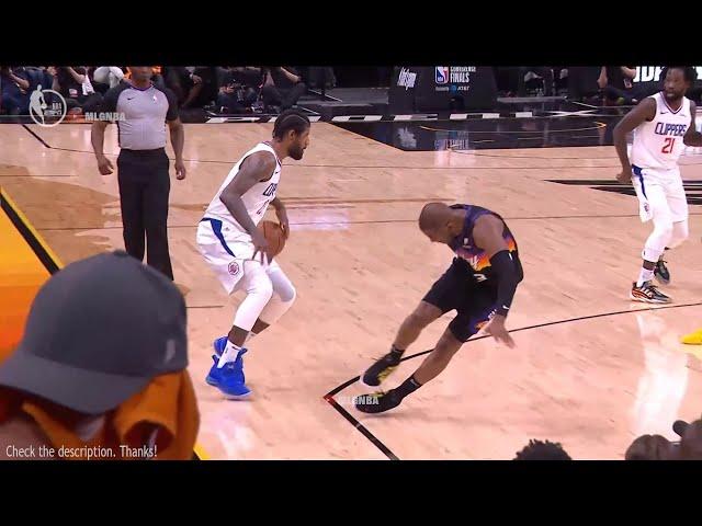 Paul George sends Chris Paul flying and drills a 3  Suns vs Clippers Game 5