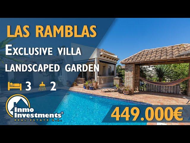 Exclusive villa with private pool at prestigious Las Ramblas Golf (Ref 7232)