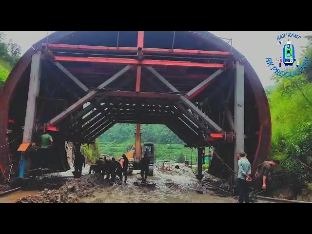 Twin Highway Tunnel Construction || Cross Passage Between Twin Tunnels || RaviKantRKProduction