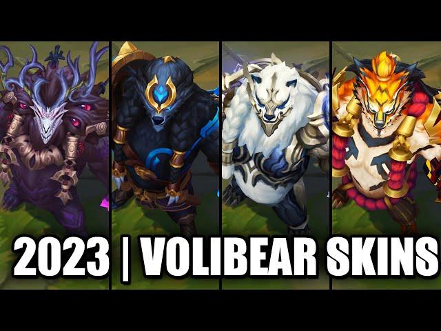 ALL VOLIBEAR SKINS SPOTLIGHT 2023 | League of Legends