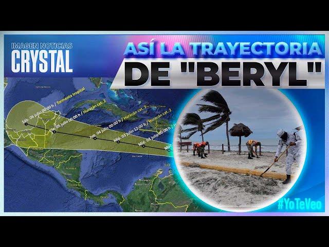 Así se encuentra el huracán “Beryl” | Noticias con Crystal Mendivil