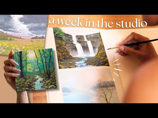 New Art, Print Prep and Studio Vibes · Artist Week in the Life