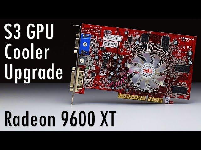 Radeon 9600 XT gets a cheap cooler from eBay