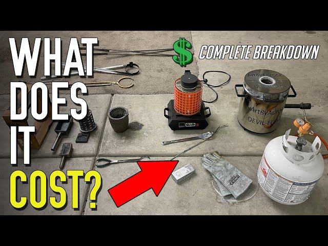 Initial SETUP COST To Melt Metal At Home - FULL BREAKDOWN Of The Tools Needed