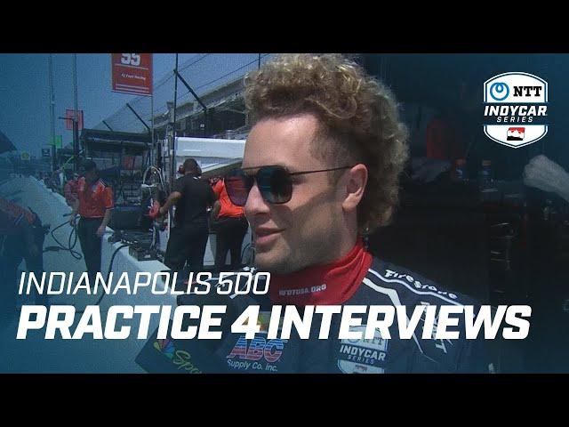 PRACTICE INTERVIEWS // INDY 500