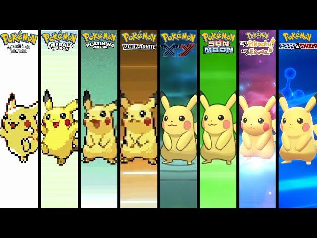 Evolution of Pokémon Evolution Animations (1996-2019)