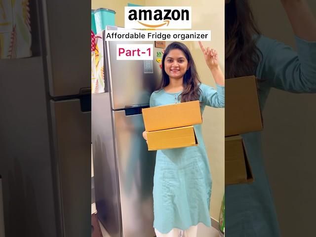 Fridge organizer #fridgeorganization #storage #fridge #creator #ytshortsvideos #kitchenfind #amazon