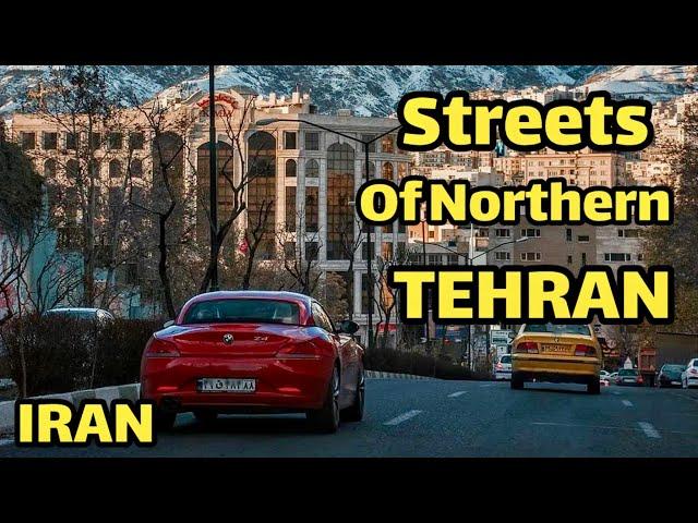 TEHRAN 2025 / Driving on the streets of Tehran. Tajrish, Valiasr