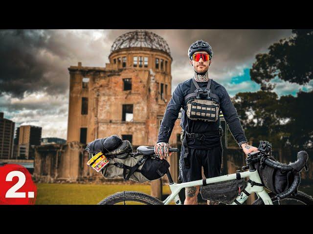 Vor 79 Jahren fiel hier die Atombombe - Start der 1.000km Japan Fahrrad Tour in Hiroshima| Folge 2